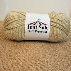 10/$25 • Tent Sale Soft Worsted Yarn - Linen